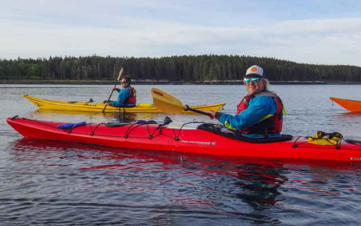 kayaking program for teens in maine